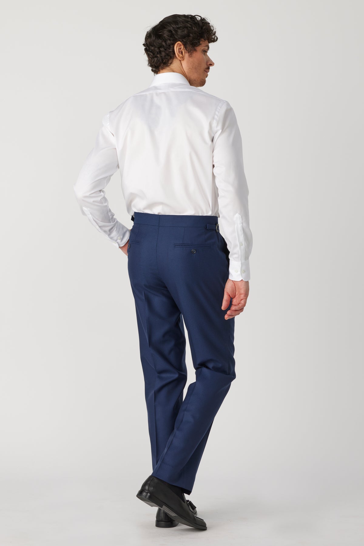 BLUE BEVERLIE TROUSER