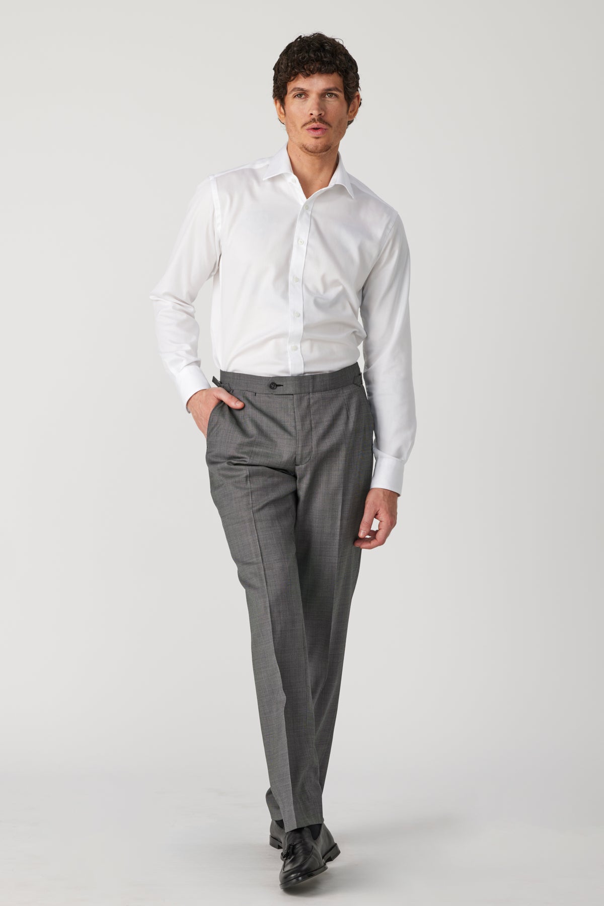 SILVER BEVERLIE TROUSER