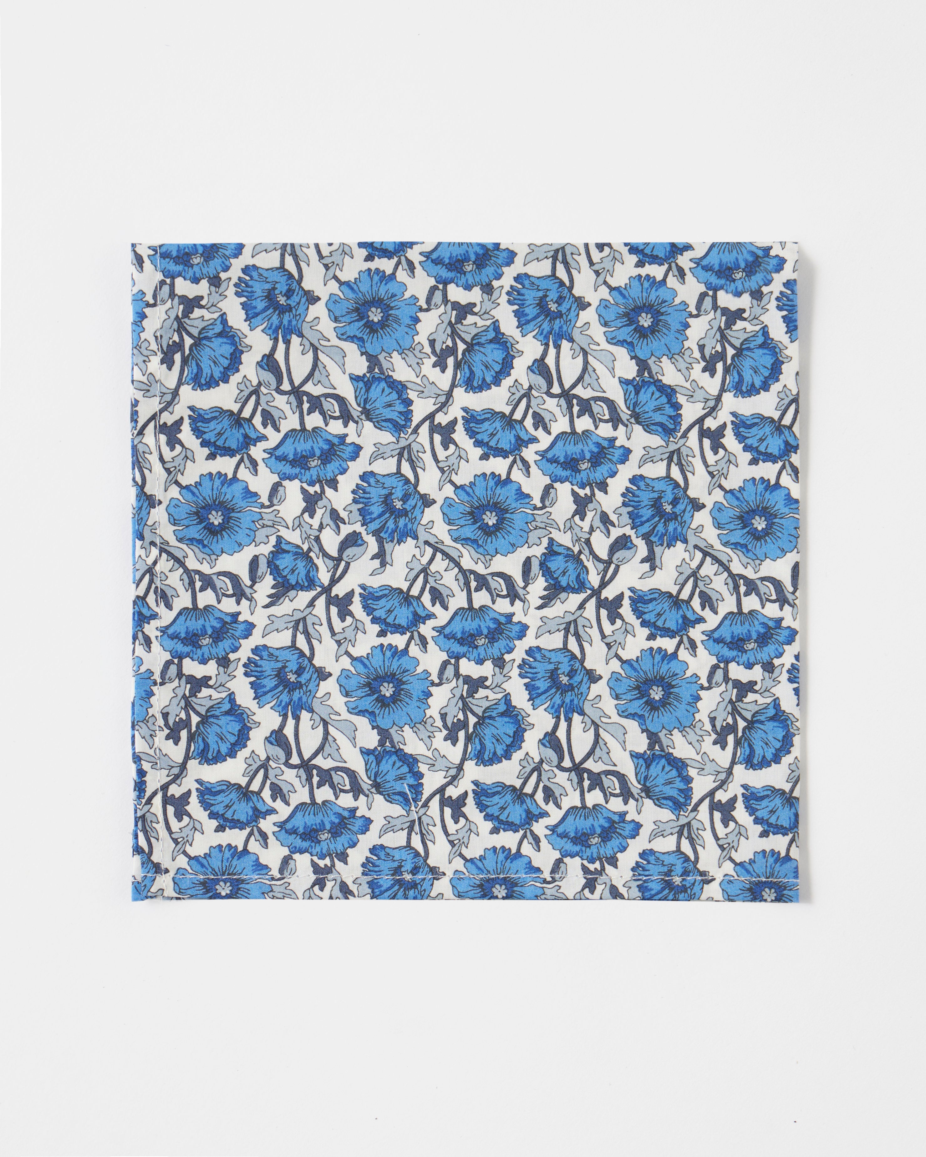 Liberty Astell Reece Pocket Square in Blue