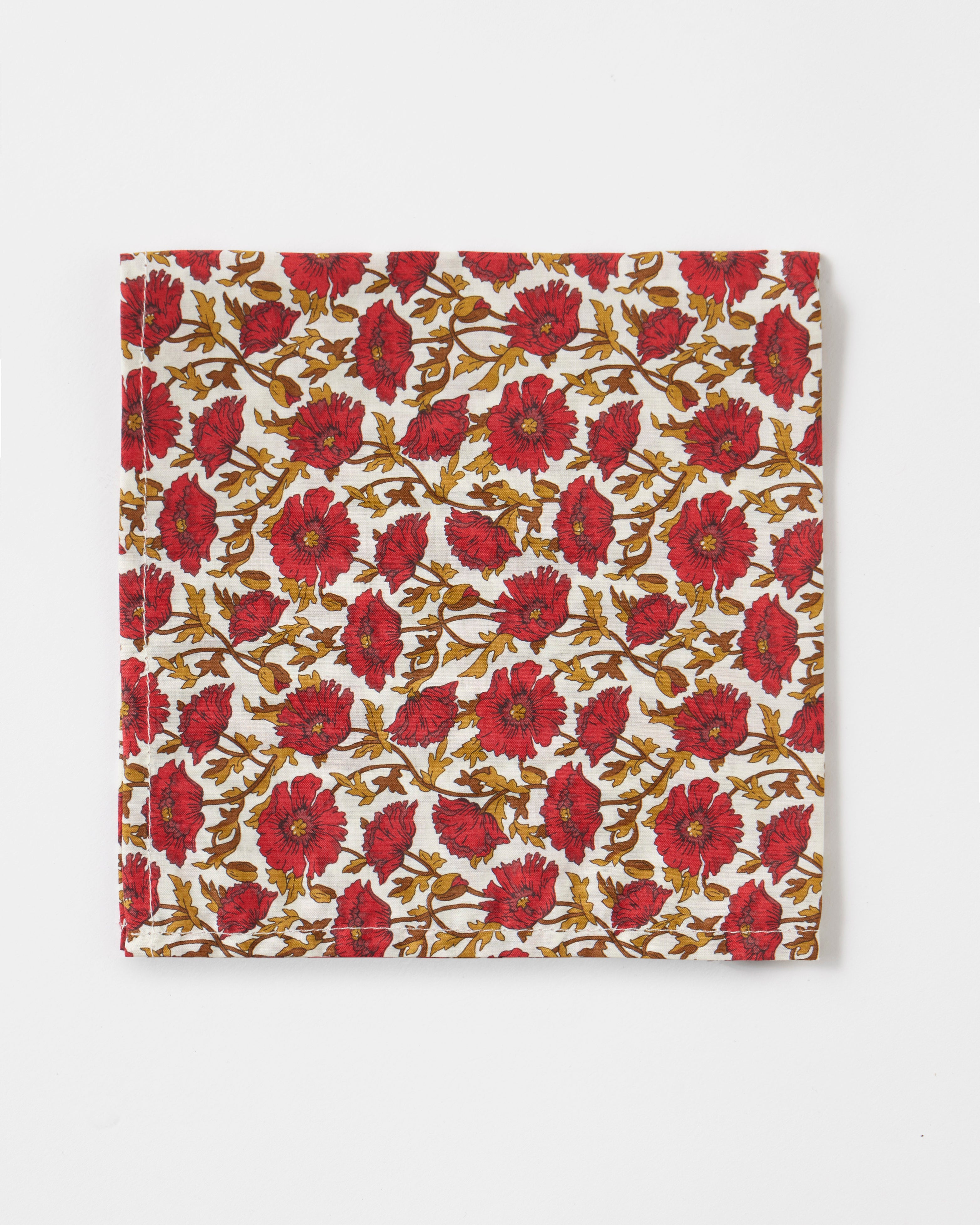 Liberty Astell Reece Pocket Square in Red