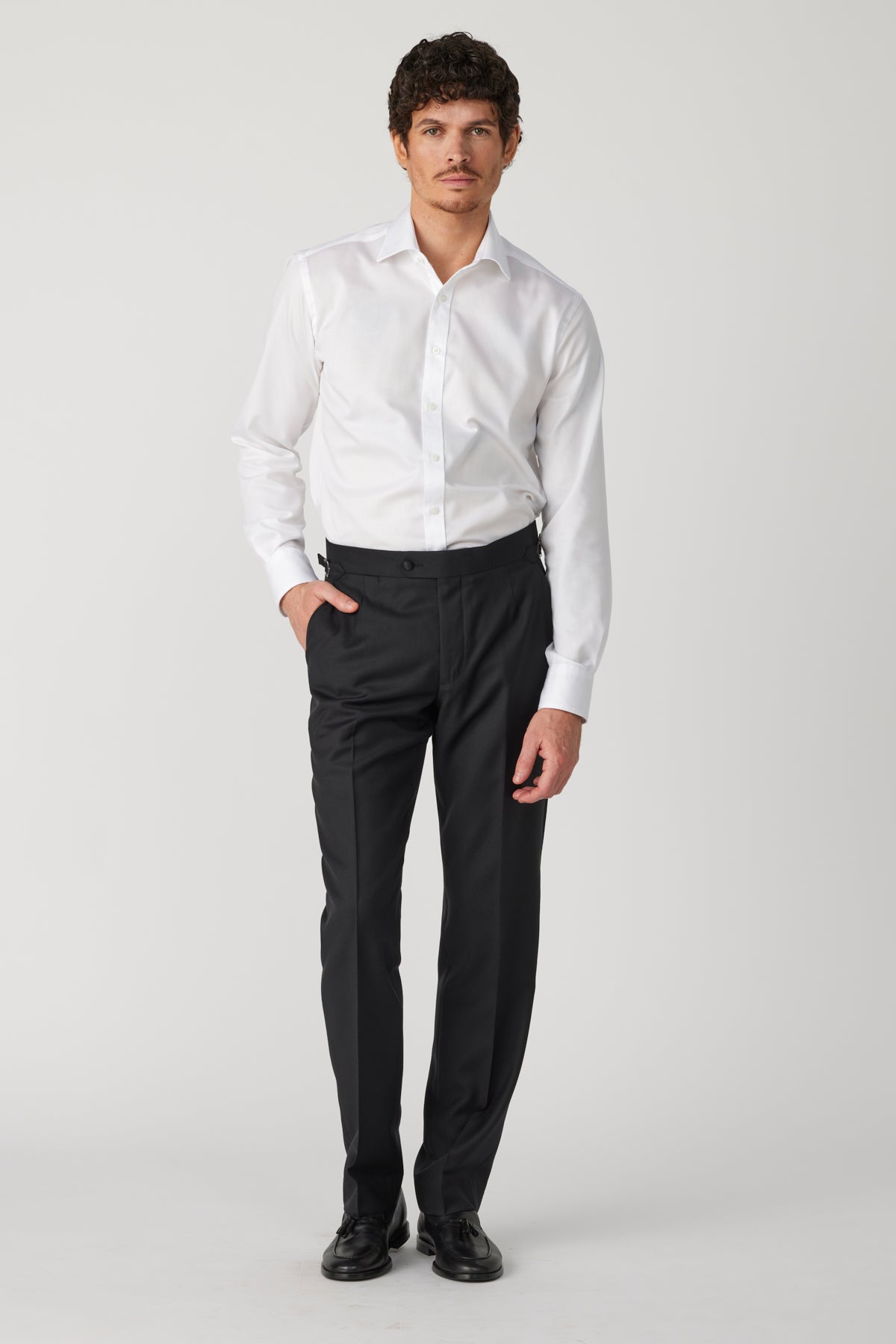 BLACK BEVERLIE TROUSER