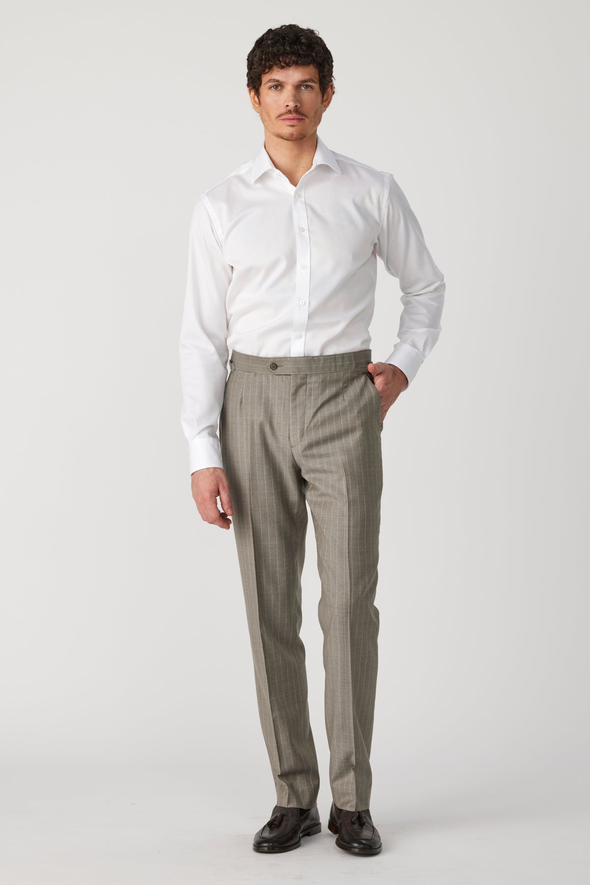 TAUPE BEVERLIE TROUSER