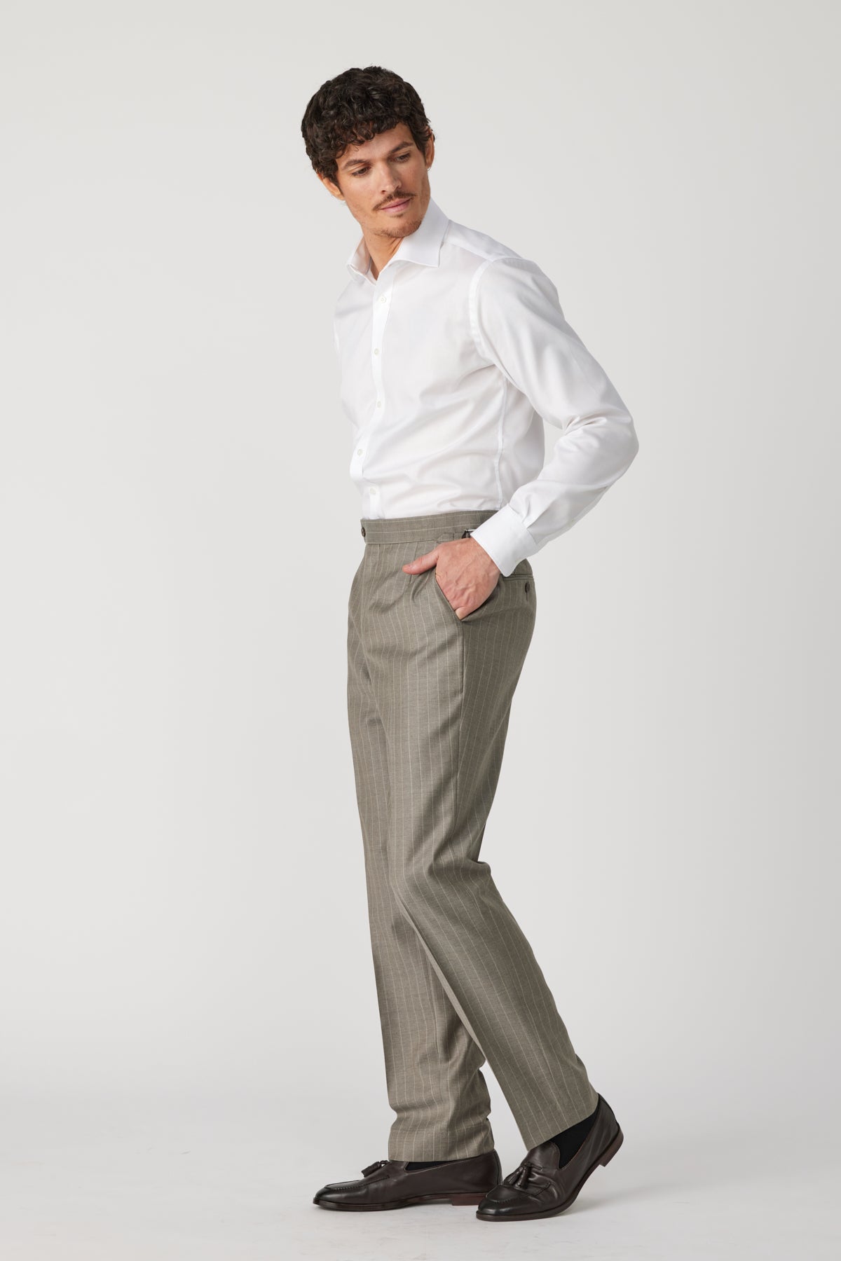 TAUPE BEVERLIE TROUSER