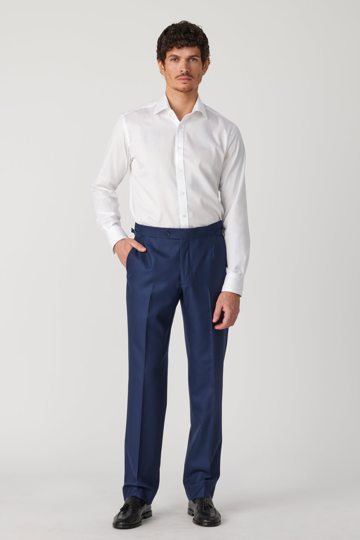 BLUE BEVERLIE TROUSER